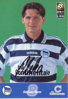 Dariusz Wosz  1998/1999  Hertha BSC Berlin  Fußball Autogrammkarte original signiert 