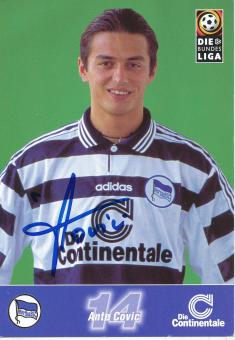 Ante Covic  1998/1999  Hertha BSC Berlin  Fußball Autogrammkarte original signiert 