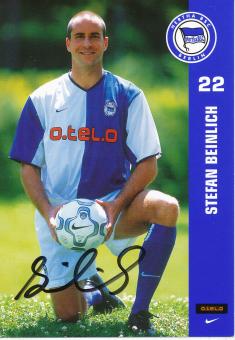 Stefan Beinlich  2001/2002  Hertha BSC Berlin  Fußball Autogrammkarte original signiert 