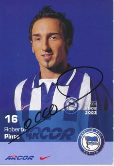 Roberto Pinto  2002/2003  Hertha BSC Berlin  Fußball Autogrammkarte original signiert 