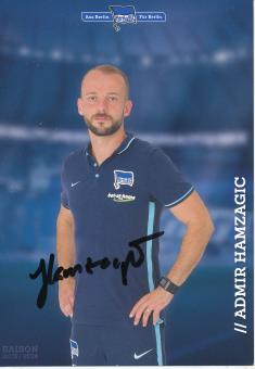 Admir Hamzagic  2015/2016  Hertha BSC Berlin  Fußball Autogrammkarte original signiert 