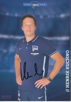 Henrik Kuchno  2015/2016  Hertha BSC Berlin  Fußball Autogrammkarte original signiert 