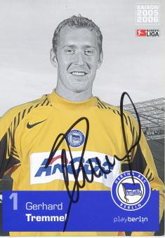 Gerhard Tremmel  2005/2006  Hertha BSC Berlin  Fußball Autogrammkarte original signiert 