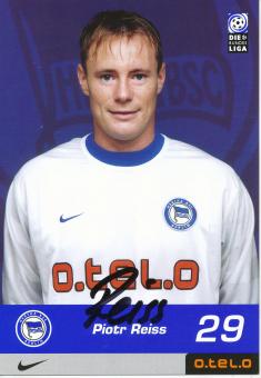 Piotr Reiss   2000/2001  Hertha BSC Berlin  Fußball Autogrammkarte original signiert 