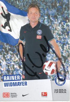 Rainer Widmayer   2010/2011  Hertha BSC Berlin  Fußball Autogrammkarte original signiert 