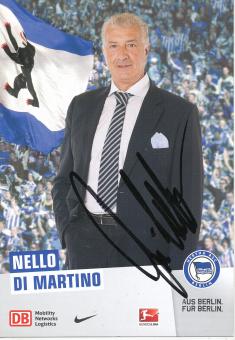 Nello Di Martino   2010/2011  Hertha BSC Berlin  Fußball Autogrammkarte original signiert 