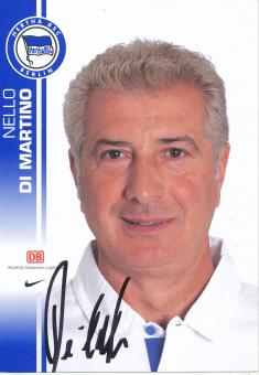 Nello Di Martino  2007/2008  Hertha BSC Berlin  Fußball Autogrammkarte original signiert 