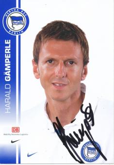 Harald Gämperle  2007/2008  Hertha BSC Berlin  Fußball Autogrammkarte original signiert 