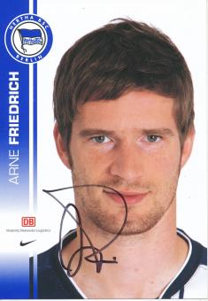 Arne Friedrich  2007/2008  Hertha BSC Berlin  Fußball Autogrammkarte original signiert 