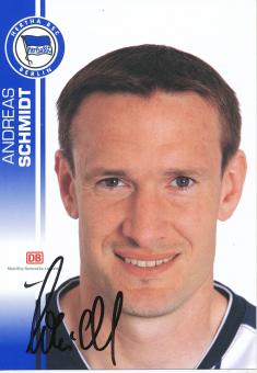 Andreas Schmidt  2007/2008  Hertha BSC Berlin  Fußball Autogrammkarte original signiert 