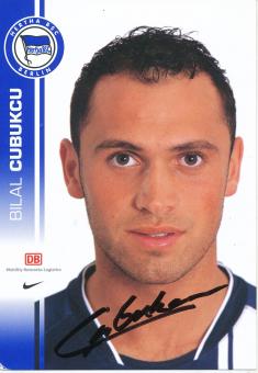 Bilal Cubukcu  2007/2008  Hertha BSC Berlin  Fußball Autogrammkarte original signiert 