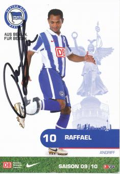 Raffael  2009/2010  Hertha BSC Berlin  Fußball Autogrammkarte original signiert 