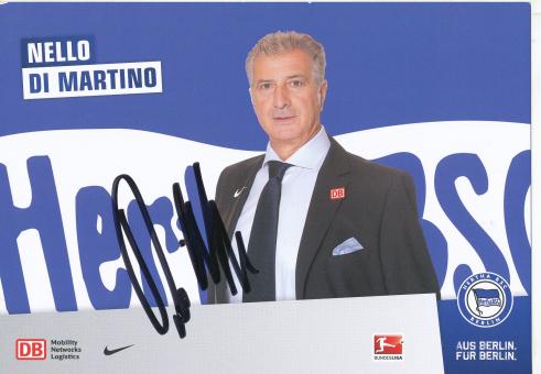 Nello Di Martino  2011/2012  Hertha BSC Berlin  Fußball Autogrammkarte original signiert 