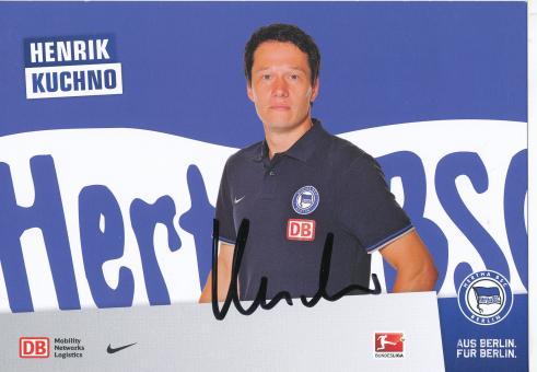 Henrik Kuchno  2011/2012  Hertha BSC Berlin  Fußball Autogrammkarte original signiert 