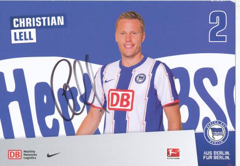 Christian Lell  2011/2012  Hertha BSC Berlin  Fußball Autogrammkarte original signiert 