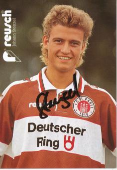 Johann Stenzel  1994/1995  FC St.Pauli  Fußball Autogrammkarte original signiert 