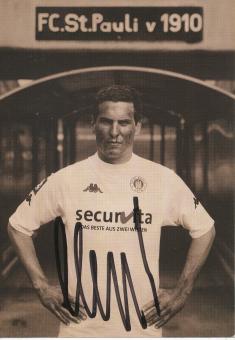 Thomas Meggle  2001/2002  FC St.Pauli  Fußball Autogrammkarte original signiert 