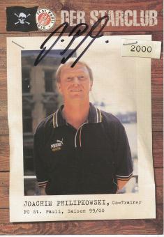 Joachim Philipkowski  1999/2000  FC St.Pauli  Fußball Autogrammkarte original signiert 