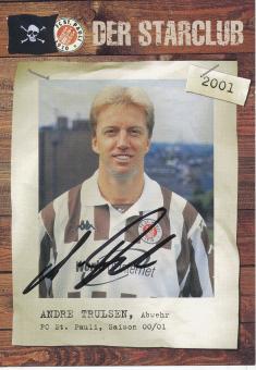 Andre Trulsen  2000/2001  FC St.Pauli  Fußball Autogrammkarte original signiert 