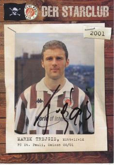 Marek Trejgis  2000/2001  FC St.Pauli  Fußball Autogrammkarte original signiert 