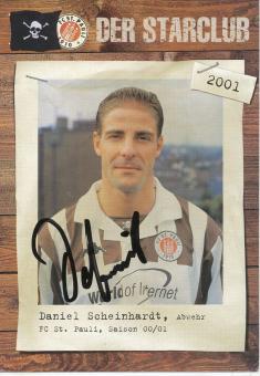 Daniel Scheinhardt   2000/2001  FC St.Pauli  Fußball Autogrammkarte original signiert 