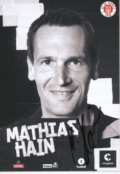 Mathias Hain  2015/2016  FC St.Pauli  Fußball Autogrammkarte original signiert 