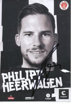 Philipp Heerwagen  2015/2016  FC St.Pauli  Fußball Autogrammkarte original signiert 