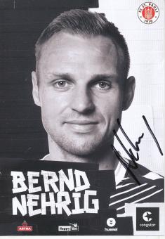 Bernd Nehrig  2015/2016  FC St.Pauli  Fußball Autogrammkarte original signiert 
