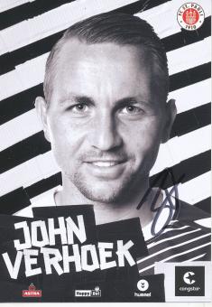John Verhoek  2015/2016  FC St.Pauli  Fußball Autogrammkarte original signiert 