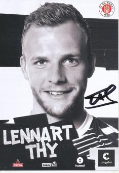 Lennart Thy   2015/2016  FC St.Pauli  Fußball Autogrammkarte original signiert 