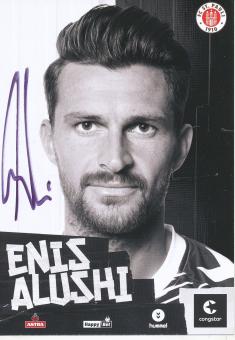 Enis Alushi   2015/2016  FC St.Pauli  Fußball Autogrammkarte original signiert 