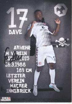 Davidson Drobo Ampem   2015/2016  FC St.Pauli  Fußball Autogrammkarte original signiert 
