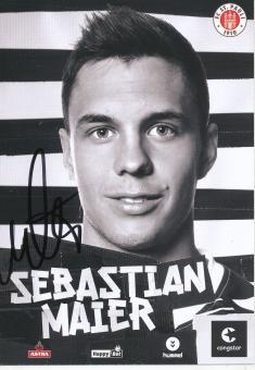 Sebastian Maier   2015/2016  FC St.Pauli  Fußball Autogrammkarte original signiert 