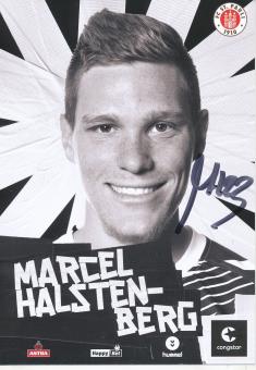 Marcel Halstenberg   2015/2016  FC St.Pauli  Fußball Autogrammkarte original signiert 