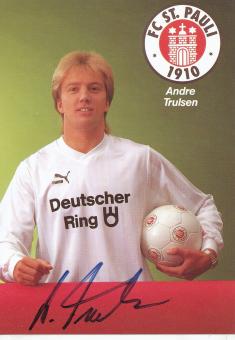 Andre Trulsen  1989/1990  FC St.Pauli  Fußball Autogrammkarte original signiert 