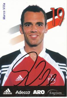 Marco Villa  2001/2002  FC Nürnberg  Fußball Autogrammkarte original signiert 