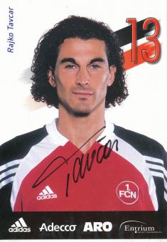 Rajko Tavcar  2001/2002  FC Nürnberg  Fußball Autogrammkarte original signiert 