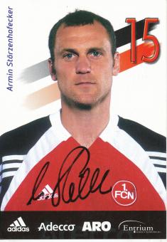 Armin Störzenhofecker  2001/2002  FC Nürnberg  Fußball Autogrammkarte original signiert 