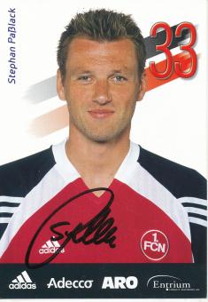 Stephan Paßlack  2001/2002  FC Nürnberg  Fußball Autogrammkarte original signiert 