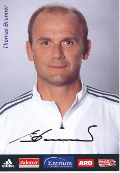 Thomas Brunner  2002/2003  FC Nürnberg  Fußball Autogrammkarte original signiert 