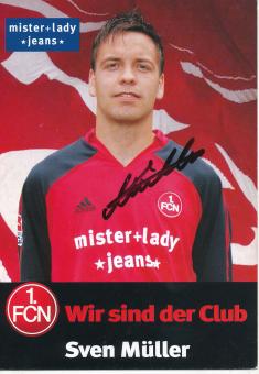 Sven Müller  2005/2006  FC Nürnberg  Fußball Autogrammkarte original signiert 
