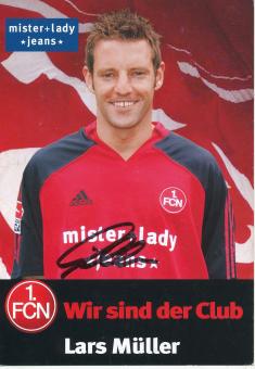 Lars Müller  2005/2006  FC Nürnberg  Fußball Autogrammkarte original signiert 