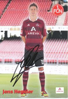 Jens Hegeler  2011/2012  FC Nürnberg  Fußball Autogrammkarte original signiert 