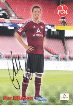 Per Nilsson  2011/2012  FC Nürnberg  Fußball Autogrammkarte original signiert 