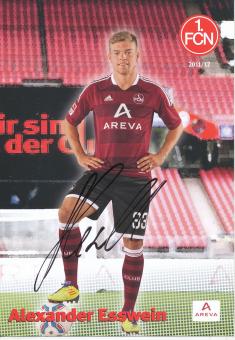 Alexander Esswein  2011/2012  FC Nürnberg  Fußball Autogrammkarte original signiert 