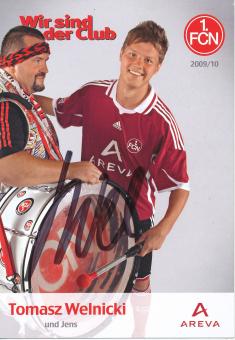 Tomasz Welnicki   2009/2010  FC Nürnberg  Fußball Autogrammkarte original signiert 