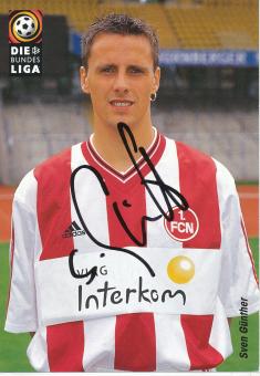 Sven Günther  1998/1999  FC Nürnberg  Fußball Autogrammkarte original signiert 