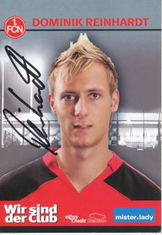 Dominik Reinhardt  2006/2007  FC Nürnberg  Fußball Autogrammkarte original signiert 