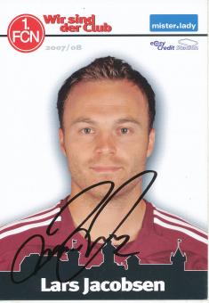 Lars Jacobsen  2007/2008  FC Nürnberg  Fußball Autogrammkarte original signiert 