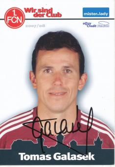 Tomas Galasek  2007/2008  FC Nürnberg  Fußball Autogrammkarte original signiert 